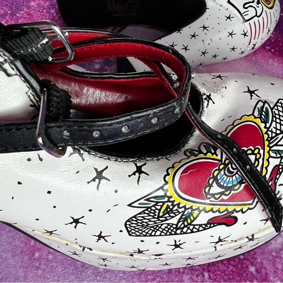 T.U.K Platform High Heels Size 9 - Picture 3 of 7
